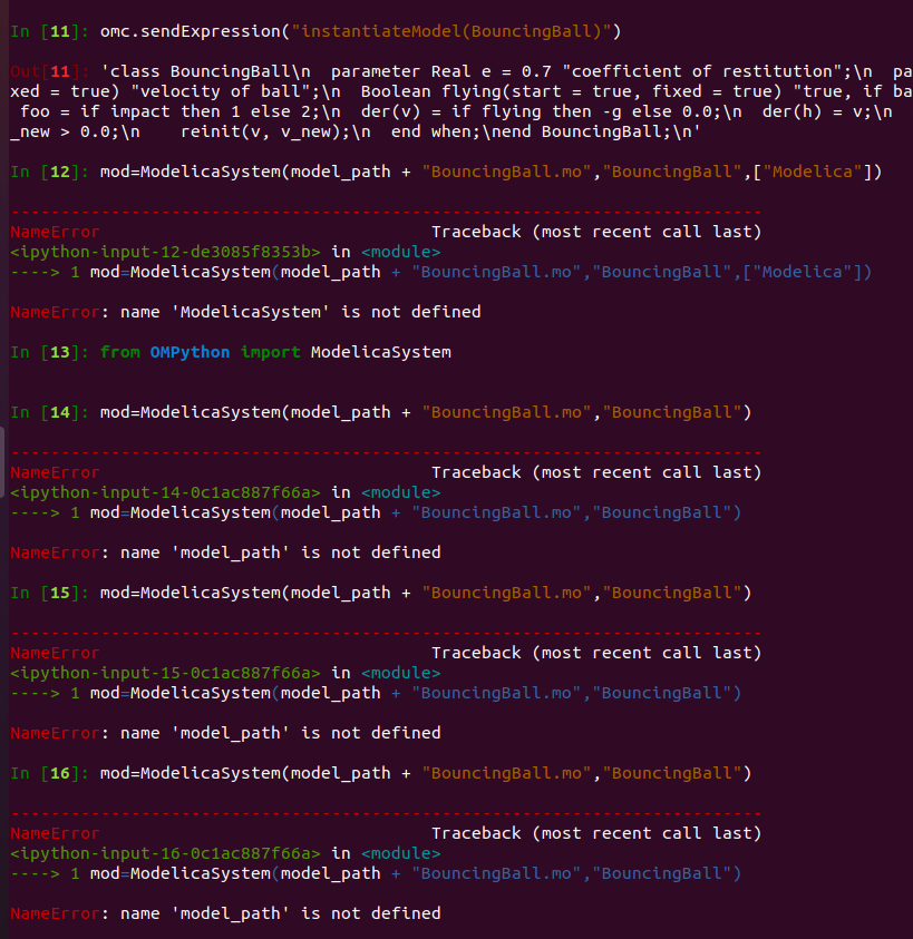 OpenModelica with python